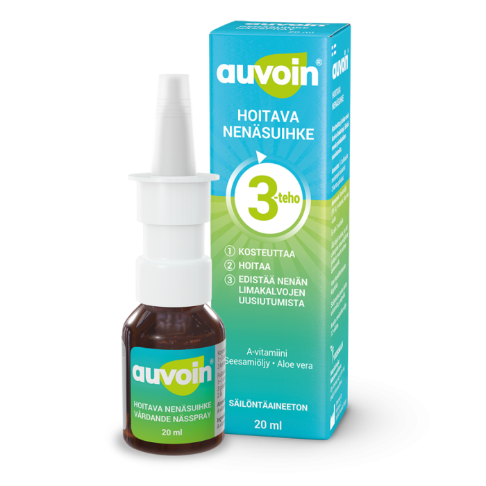 Auvoin hoitava A-vitamiini nenäsuihke 20 ml kuva 4