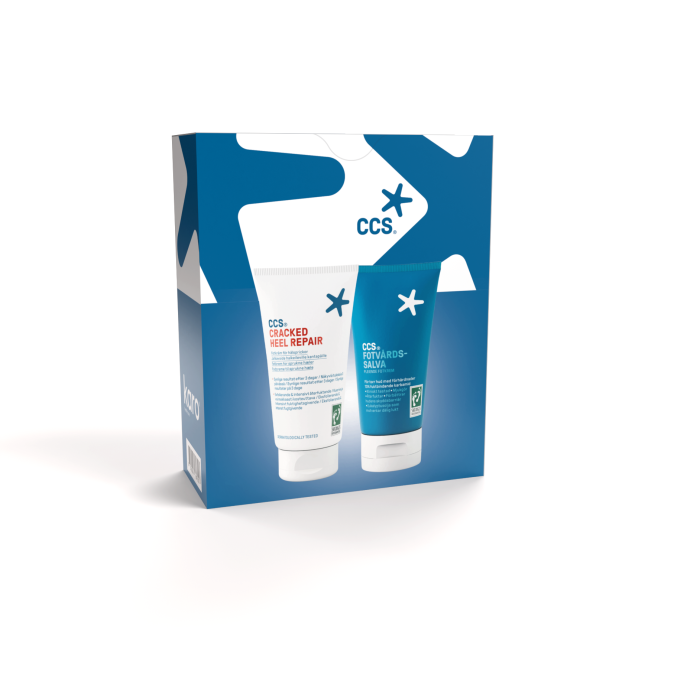 CCS Lahjapakkaus Cracked Heel 75ml ja Jalkavoide 75ml 1 kpl