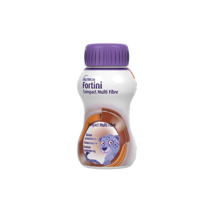 Fortini Compact Multi Fibre suklaan ja karamellin makuinen 4x125 ml