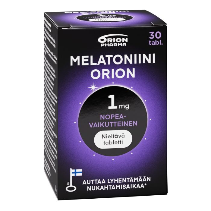 Melatoniini Orion 1 mg nieltävä 30 tabl kuva 2