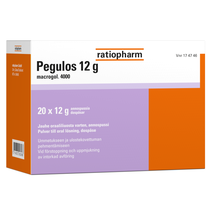 PEGULOS jauhe oraaliliuosta varten, annospussi 12 g 20 x 12 g kuva 2