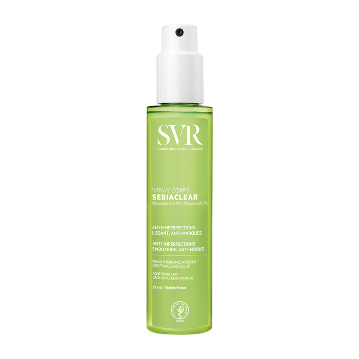 SVR Sebiaclear spray corps epäpuhtauksia hoitava suihke vartalolle 150 ml