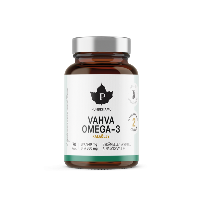 Puhdistamo Vahva Omega-3 70 kaps