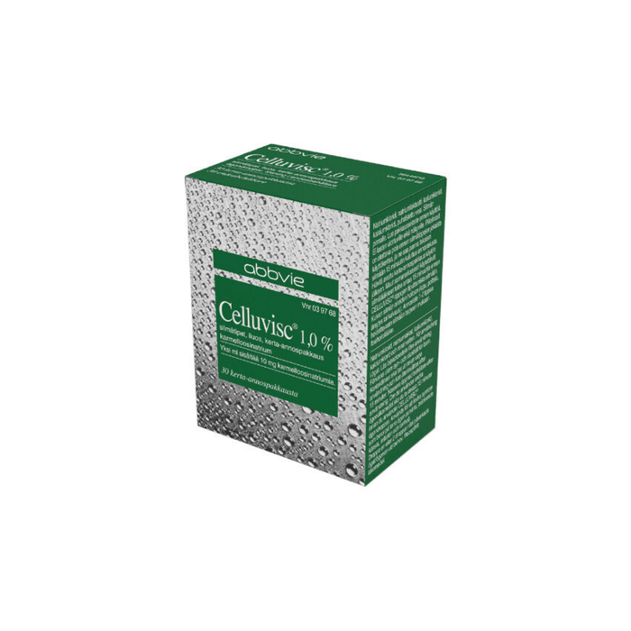 CELLUVISC silmätipat, liuos, kerta-annospakkaus 1 % 30 x 0,4 ml