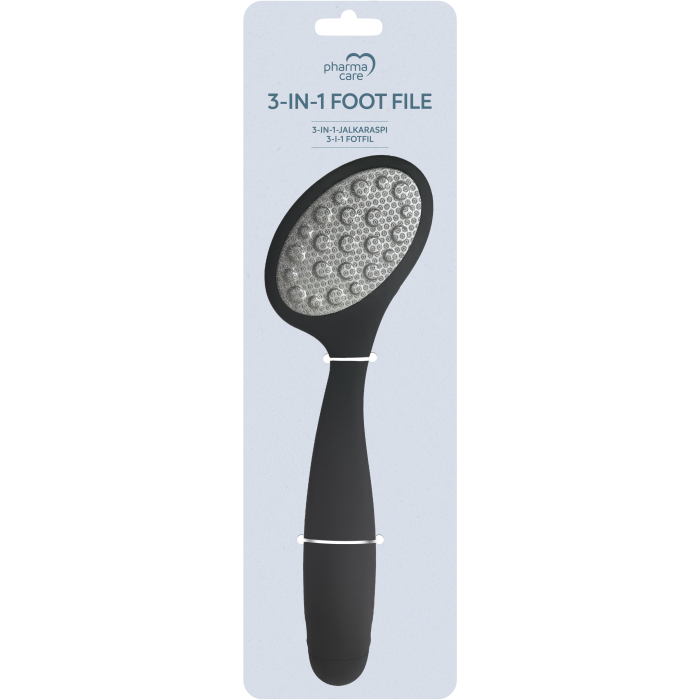 Pharmacare Foot file 3 in 1 1 kpl