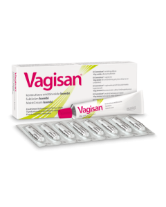Vagisan Kombi yhdistelmäpakkaus emätinpuikko 8 kpl, voide 10 g 1 kpl