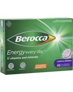 Berocca Energy Cassis & Berries poretabletti 45 kpl