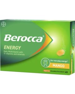 Berocca Energy Mango poretabletti 45 kpl