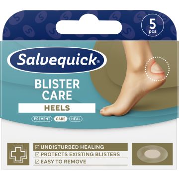 Salvequick Blister Care Heels rakkolaastari 5 kpl