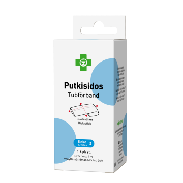 APTEEKKI Putkisidos koko 3 7,5 cm x 1 m 1 kpl