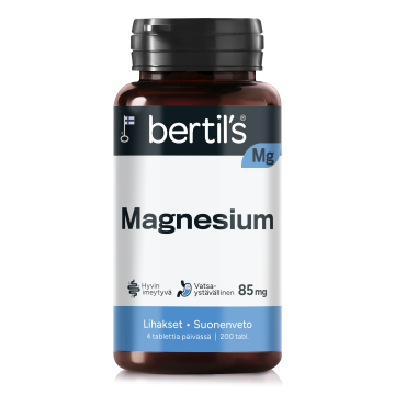 bertils Magnesium 200 tabl