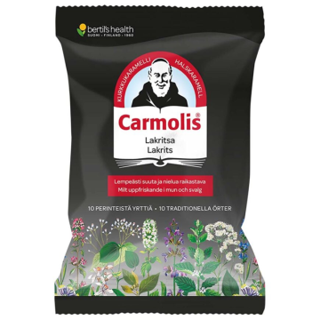 Carmolis Lakritsi Kurkkukaramelli