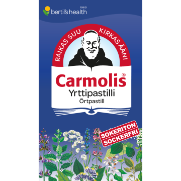 Carmolis Sokeriton Yrttipastilli