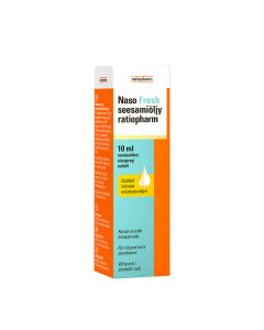 Naso Fresh seesamiöljy ratiopharm nenäsuihke 10 ml