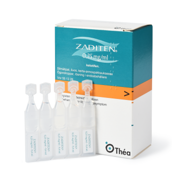 ZADITEN silmätipat, liuos, kerta-annospakkaus 0,25 mg/ml 20 x 0,4 ml