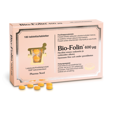Bio-Folin 400 mikrog 180 tabl