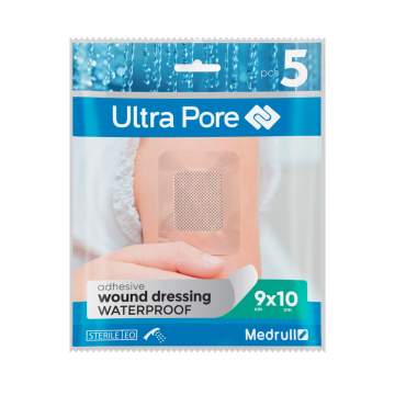 Medrull Ultra Pore vedenpitävä sidos 9x10 cm 5 kpl