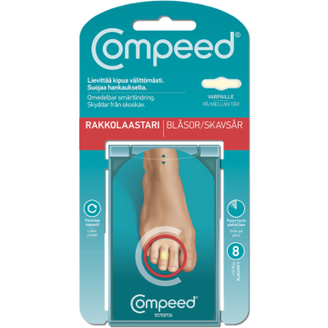 Compeed Rakkolaastari varpaat 8 kpl