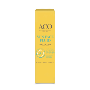 ACO Sun Face Fluid spf 50+ Mattifying 40 ml