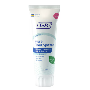 TePe Pure maustamaton hammastahna 75ml 75 ml
