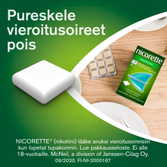 NICORETTE lääkepurukumi 4 mg 30 fol