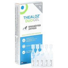 Thealoz Duo Gel silmätippa kerta-annospakkaus, säilytysaineeton 30 kpl