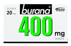 BURANA tabletti, kalvopäällysteinen 400 mg 20 fol
