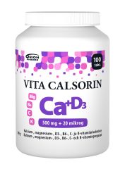 Vita-Calsorin 500mg + 20mikrog 100 tabl